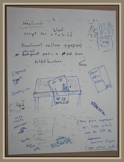  script for blind child 